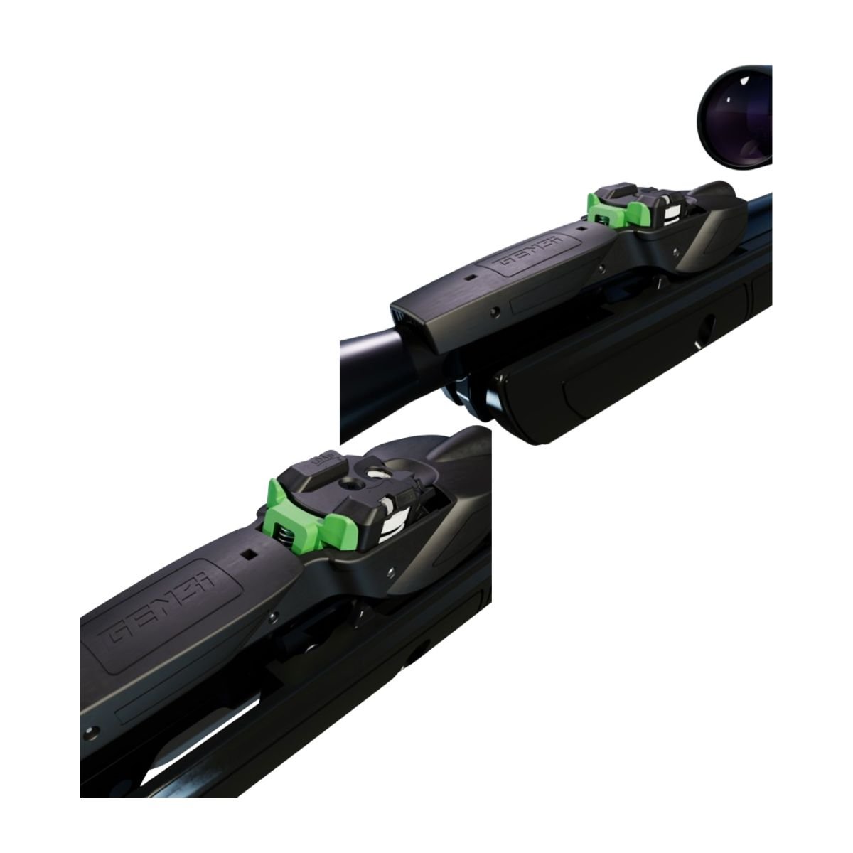 Rifle Gamo Bone Collector 10x .22 Gen 3 Kit C/pellets, mira, targets. - Image 4