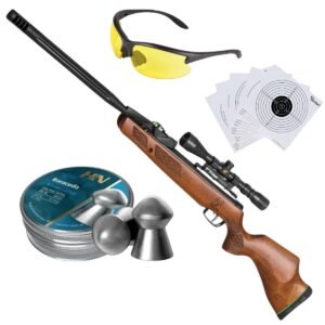 Rifle Gamo Bone Collector 10x .22 Gen 3 Kit c/pellets, mira, lentes, targets.