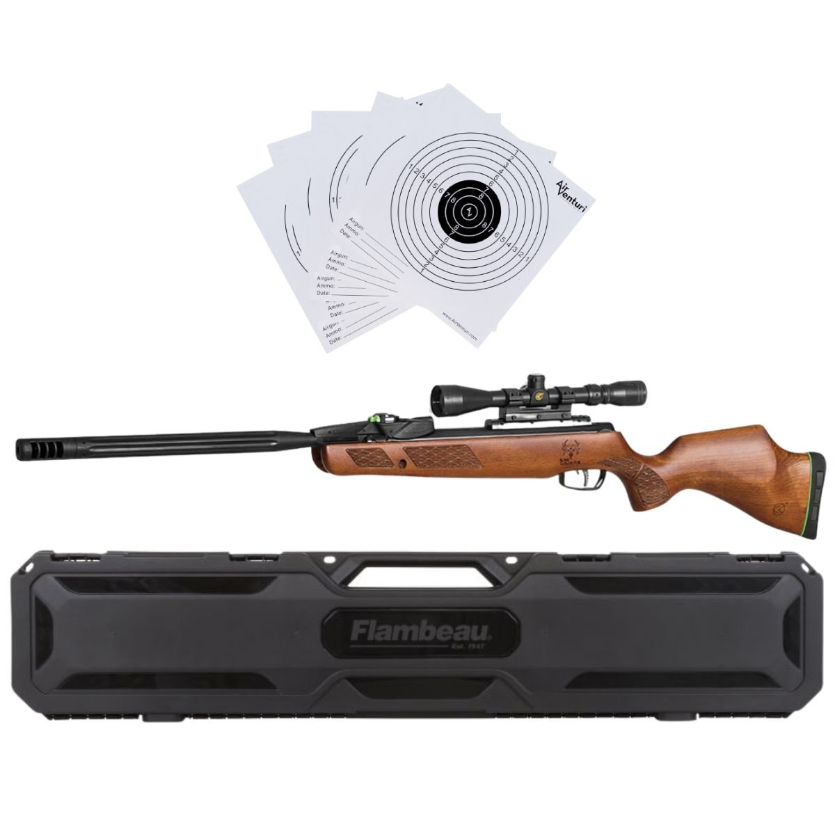Rifle Gamo Bone Collector 10x .22 Gen 3 Kit C/estuche, mira, targets. - Image 2