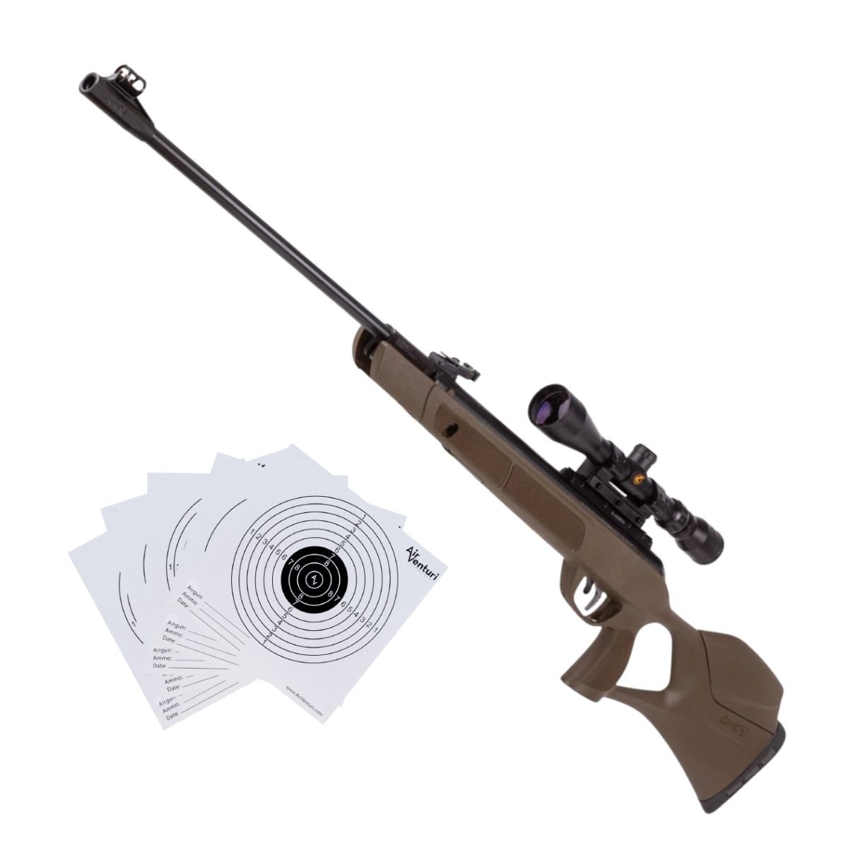 Rifle de Aire Magnum GR Breakbarrel .25 c/mira y targets.