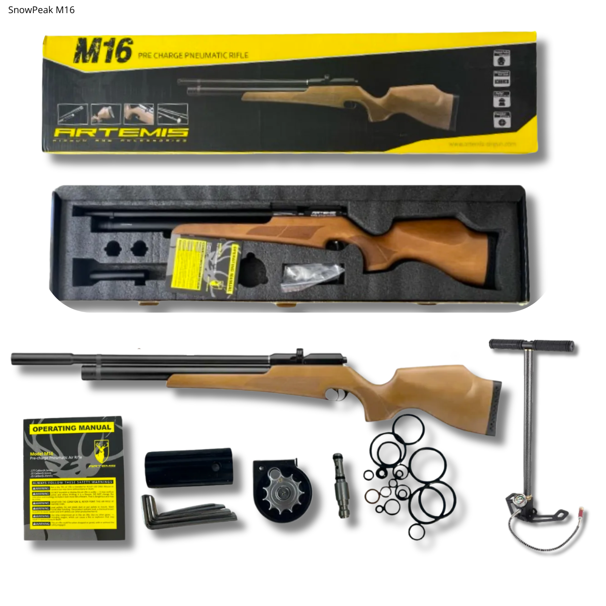 Rifle PCP SnowPeak M16 Cal. 5.5mm - Image 2