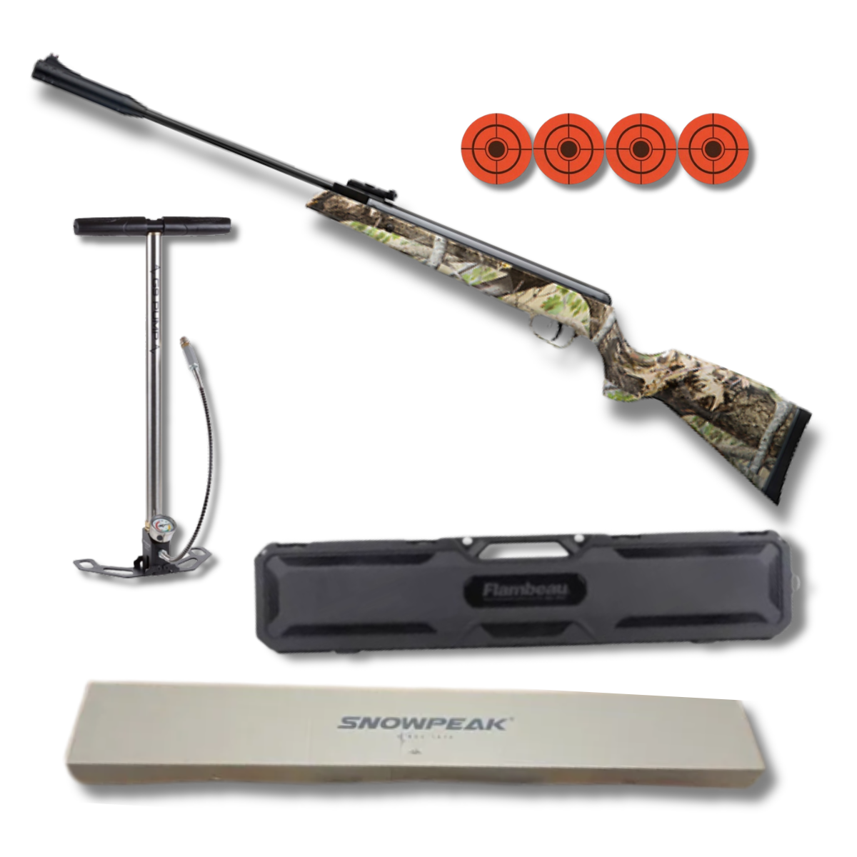 SnowPeak SR1000S Break Barrel Air Rifle Cal. 5.5mm BOMBA Y ESTUCHE - Image 2